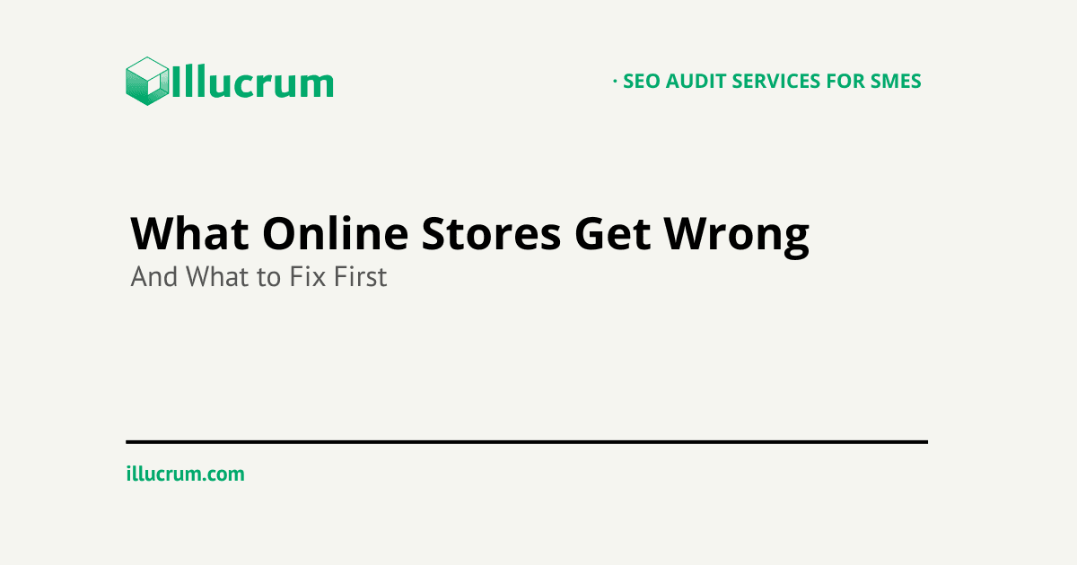 E-Commerce SEO: What Online Stores Get Wrong