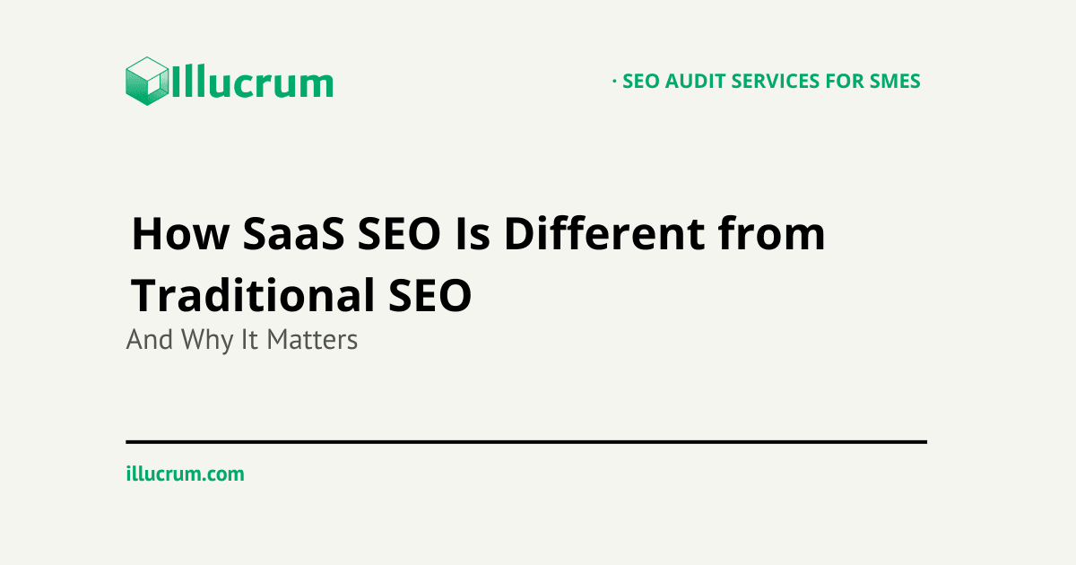 How SaaS SEO Is Different from Traditional SEO